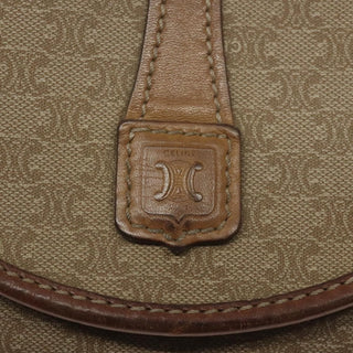 Celine Vintage Macadam Shoulder Bag Canvas