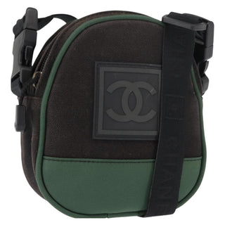 Chanel Sport Line Crossbody Bag Coated Canvas