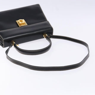 Salvatore Ferragamo Gancini Convertible Top Handle Bag Leather