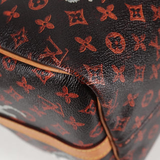 Louis Vuitton Speedy Bandouliere Bag Limited Edition Grace Coddington Catogram Canvas