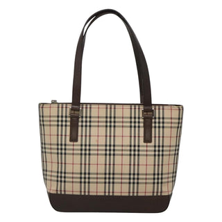 Burberry Nova Check Tote canvas check pattern