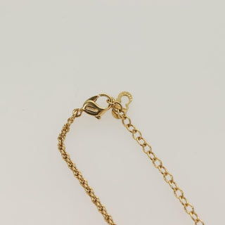 Christian Dior CD Pendant Necklace Gold-plated