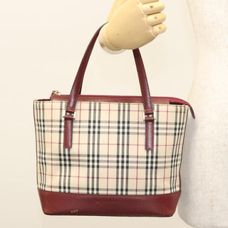 Burberry Nova Check Tote canvas check pattern