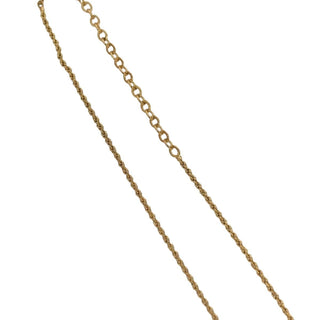 Christian Dior CD Pendant Necklace Gold-plated