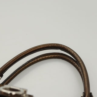 Salvatore Ferragamo Gancini Zip Tote Leather