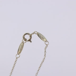 Tiffany & Co. Elsa Peretti Open Heart Pendant Necklace Sterling Silver