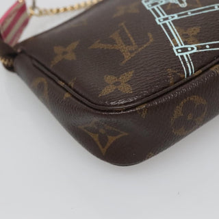 Louis Vuitton Pochette Accessoires Limited Edition Christmas Animation Monogram Canvas