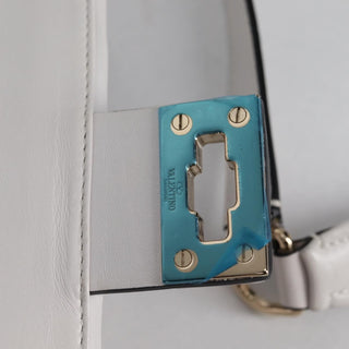 Valentino Garavani VLTN Candystud Top Handle Bag Printed Leather