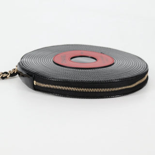 Chanel Record Wristlet Stitched Patent