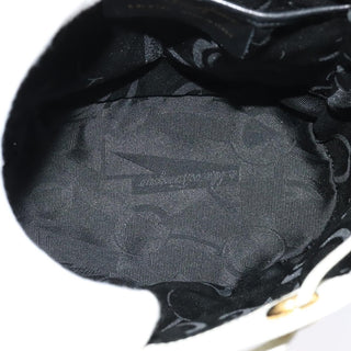 Salvatore Ferragamo Gancini Flap Drawstring Backpack Leather