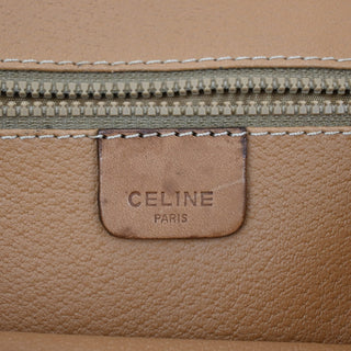 Celine Vintage Macadam Shoulder Bag Canvas