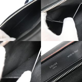 Celine Multicolor Trapeze Bag Leather and Felt