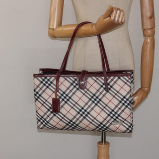 Burberry Nova Check Tote Nylon