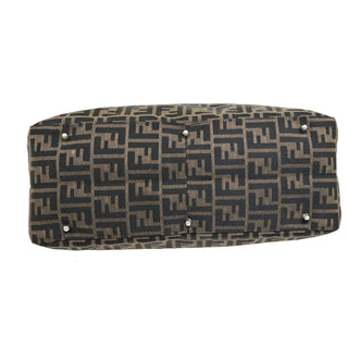 Fendi Vintage FF Handle Tote Zucca Canvas