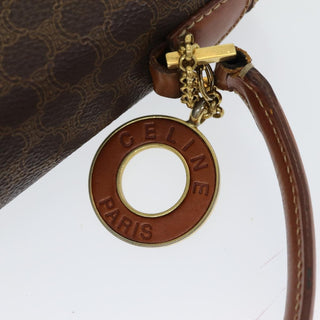 Celine Vintage Convertible Top Handle Bag Macadam Coated Canvas