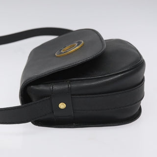 Celine Vintage Circle Logo Crossbody Bag Leather