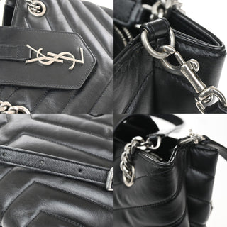 Saint Laurent Loulou Shoulder Bag Matelasse Chevron Leather