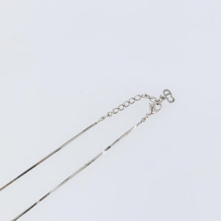 Christian Dior Trotter Motif Necklace Engraved Metal
