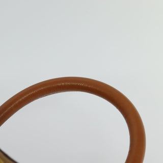 Celine Vintage Double Zip Vanity Case Macadam Coated Canvas