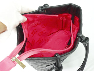 Chanel Cambon Tote Quilted Leather