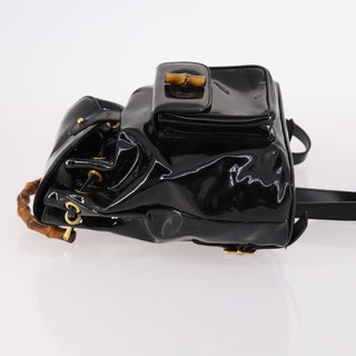 Gucci Vintage Bamboo Backpack Patent