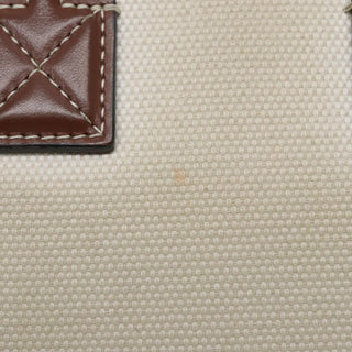 Burberry Freya Shopping Tote Canvas with Leather