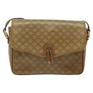 Celine Vintage Macadam Shoulder Bag Canvas