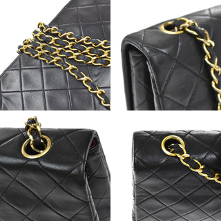 Chanel Vintage Full Flap Bag Quilted Lambskin