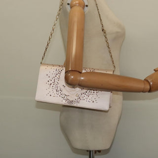 Chanel Camellia Diamante Convertible Clutch Crystal Embellished Satin