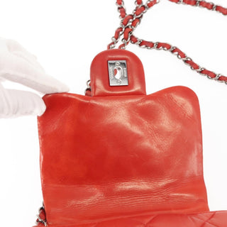 Chanel CC Triple Chain Full Flap Bag Quilted Lambskin