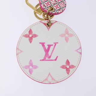 Louis Vuitton Illustre Bag Charm and Key Holder Spring in the City Monogram Giant Canvas