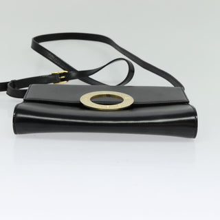 Celine Vintage Circle Logo Crossbody Bag Leather