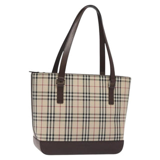 Burberry Nova Check Tote canvas check pattern