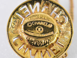 Chanel Chain Around Pearl Necklace Metal with Faux Pearls