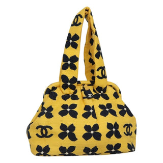 Chanel Vintage Frame Shoulder Bag Printed Canvas