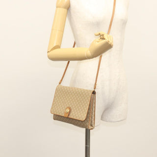 Celine Vintage Macadam Shoulder Bag Canvas