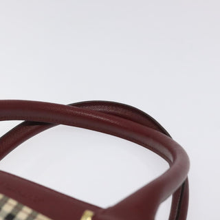 Burberry Nova Check Tote Canvas and Leather