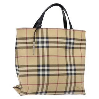 Burberry Nova Check Tote canvas check pattern
