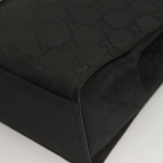 Gucci Vintage Bamboo Handle Tote GG Nylon