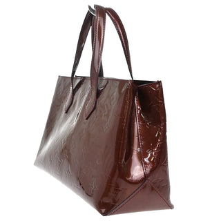 Louis Vuitton Wilshire Handbag Monogram Vernis