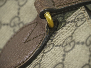 Gucci Courrier Convertible Soft Open Tote GG Coated Canvas with Applique