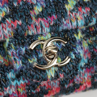 Chanel Classic Single Flap Bag Quilted Tweed