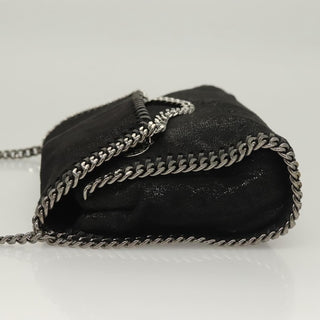 Stella McCartney Falabella Fold Over Flap Crossbody Bag Suede