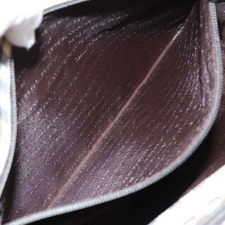 Burberry Top Handle Tote Haymarket Coated Canvas