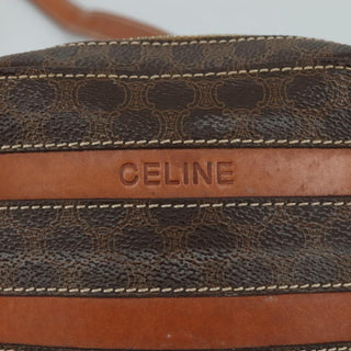 Celine Macadam Shoulder Bag Leather