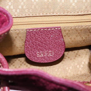 Gucci Vintage Bamboo Backpack Suede