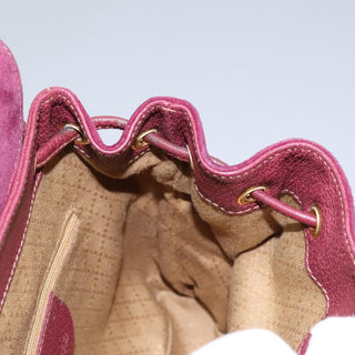 Gucci Vintage Bamboo Backpack Suede