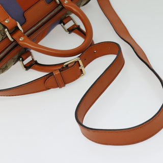 Gucci Vintage Web Boston Bag GG Canvas