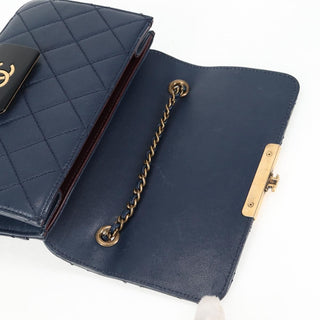 Chanel Beauty Lock Flap Bag Leather