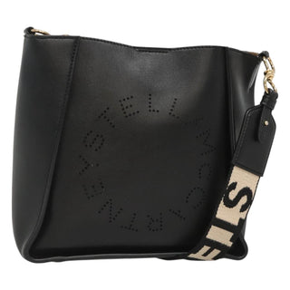 Stella McCartney Logo Crossbody Bag Perforated Faux Leather